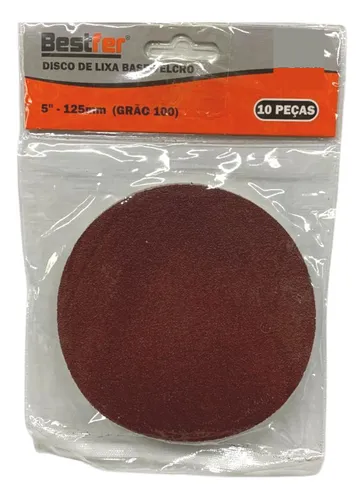 Kit 10 Disco De Lixa Base