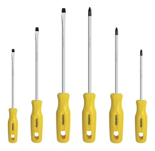 chaves fenda e Philips fertak